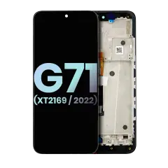 OLED Assembly With Frame For Motorola Moto G71 5G (XT2169 / 2022) (Genuine OEM) (All Colors)