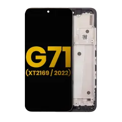 OLED Assembly With Frame For Motorola Moto G71 5G (XT2169 / 2022) (Refurbished) (All Colors)