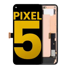OLED Assembly With Frame For Google Pixel 5 (Refurbished) (Just Black)