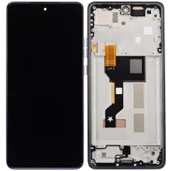OLED Assembly With Frame For Motorola Moto G86 / G86 Power 5G (XT2527 / 2025) (Refurbished) (Spellbound)