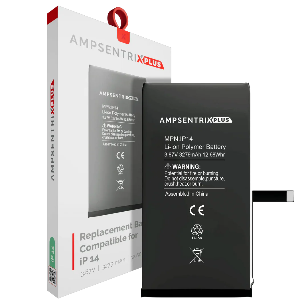 Battery | for: iPhone 14 AmpSentrix Plus (No Message)