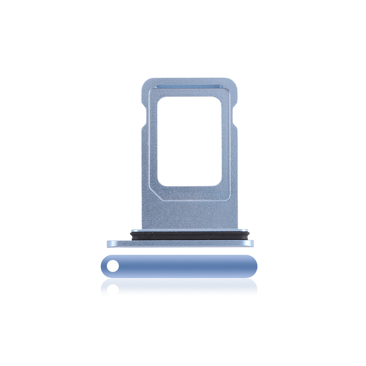 Dual Sim Card Tray Compatible For iPhone XR (Blue)