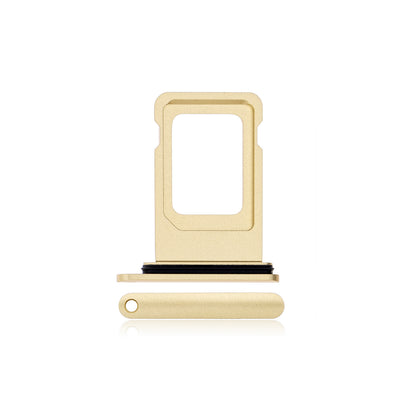 Single Sim Card Tray Compatible For iPhone XR (Yellow)