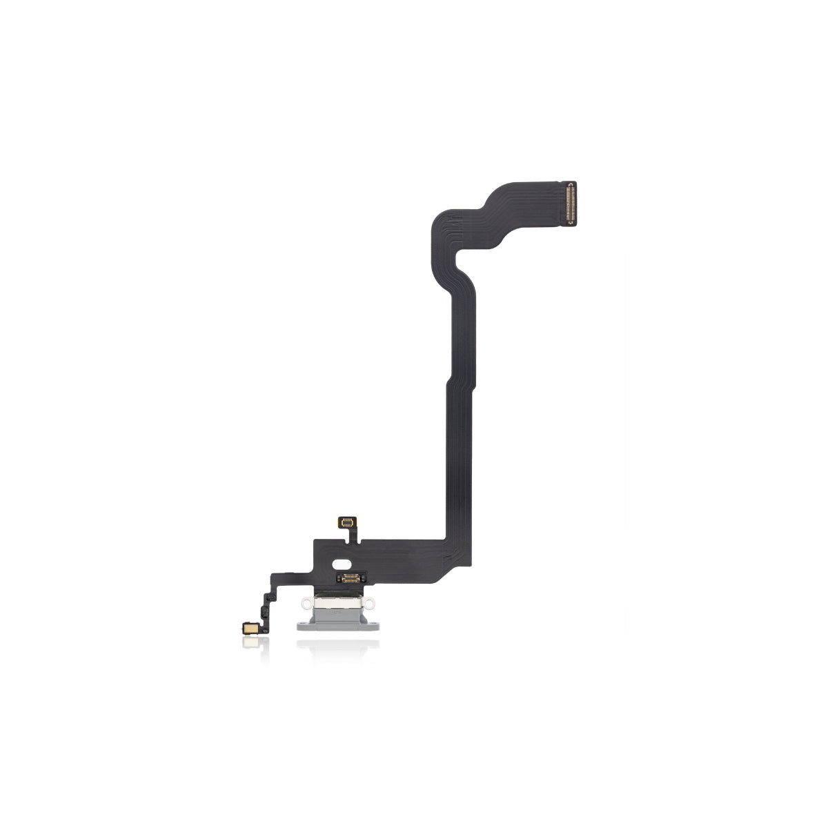 Charging Port Flex Cable Compatible For iPhone X (Silver)