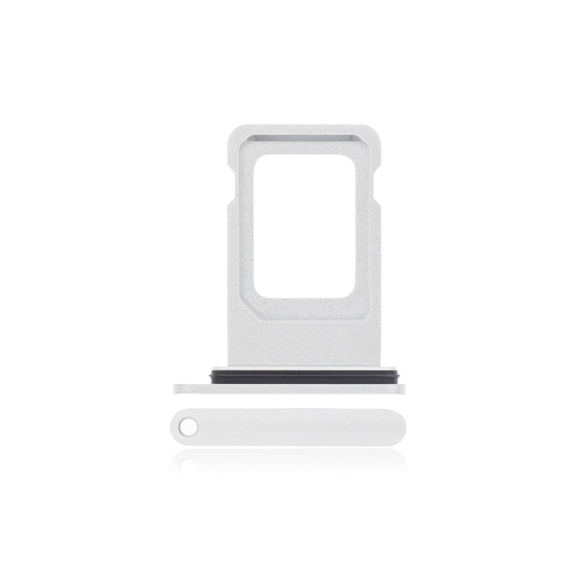 Single Sim Card Tray Compatible For iPhone XR (White)