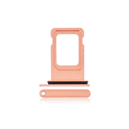 Single Sim Card Tray Compatible For iPhone XR (Coral)