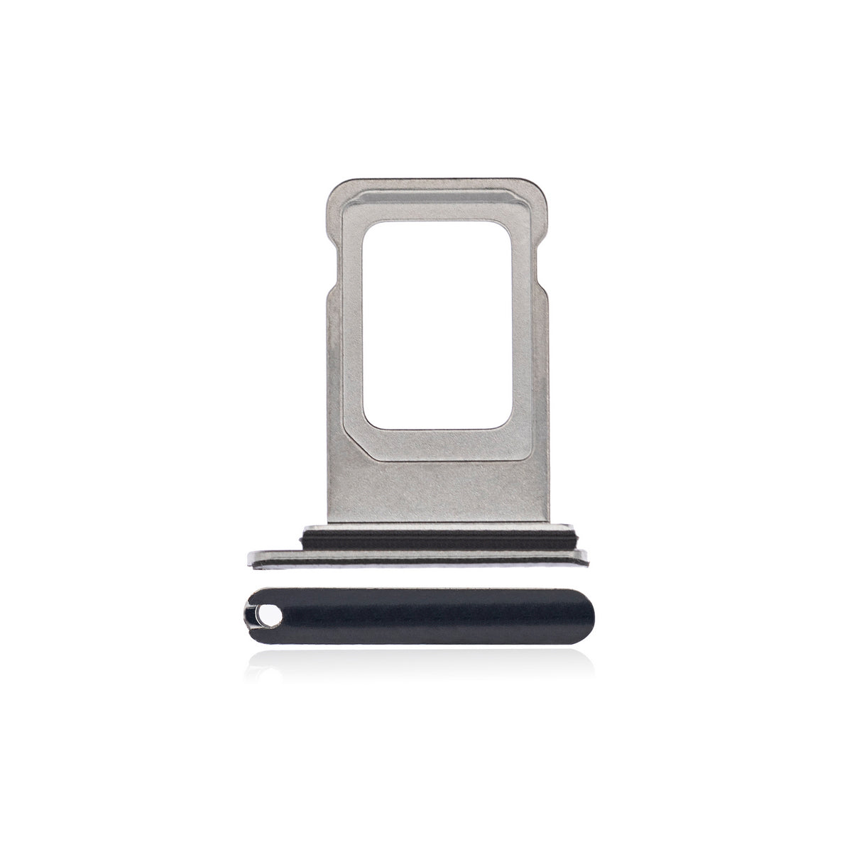Single Sim Card Tray Compatible For iPhone XS Max (Silver)
