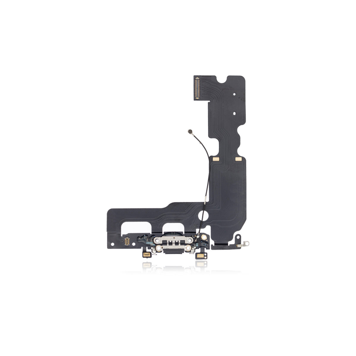 Charging Port Flex Cable Compatible For iPhone 7 Plus (Jet / Matte Black)