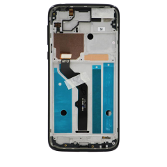 LCD Assembly With Frame For Motorola Moto G7 Play (XT1952 / 2019) / T-Mobile Revvlry (Genuine OEM) (Starry Black)