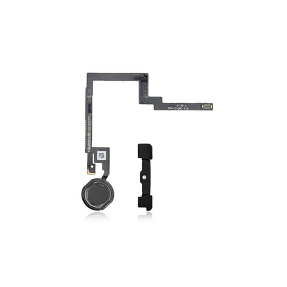 Home Button With Flex Compatible For iPad Mini 3 (Black)
