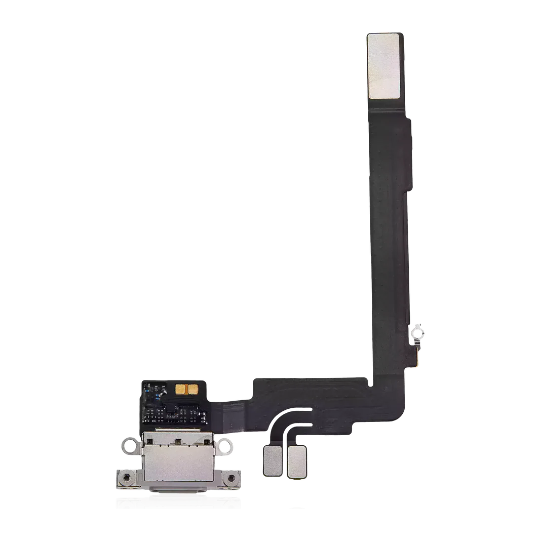 Charging Port Flex Cable | for: iPhone 16 Pro (WHITE TITANIUM)
