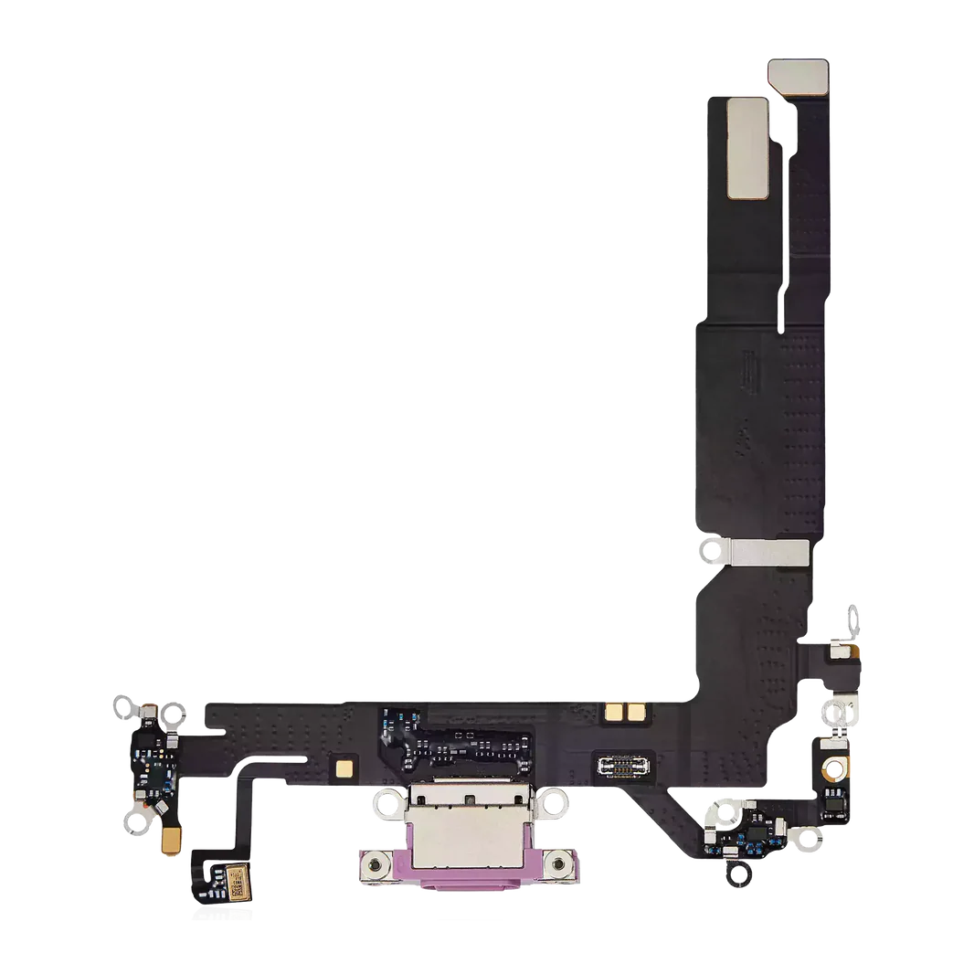 Charging Port Flex Cable | for: iPhone 16 | Original (Pink)