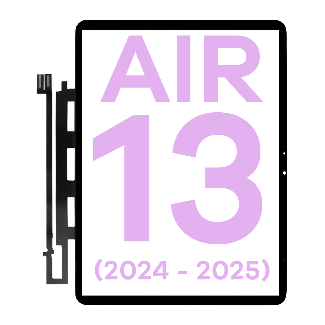 LCD Assembly With Digitizer For iPad Air 13" (2024) / Air 13" (2025) (WiFi / Cellular) (Refurbished) (White)