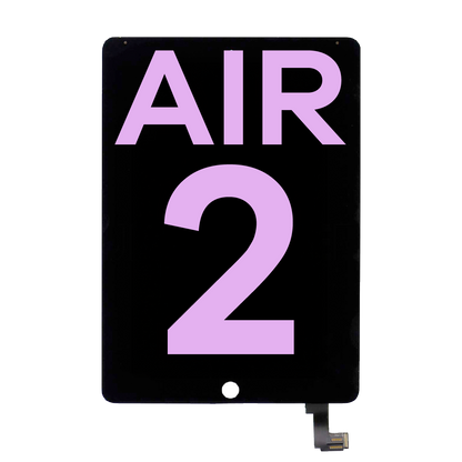 LCD Assembly With Digitizer For iPad Air 2 (Sleep / Wake Sensor Flex Pre-Installed) (Aftermarket Plus) (Black)