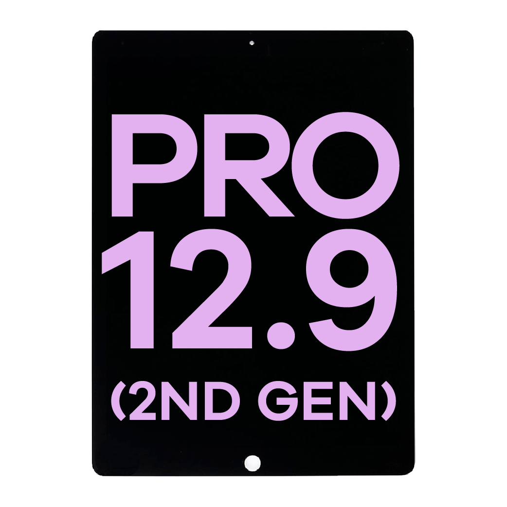 LCD Assembly With Digitizer & Daughter Board Flex Pre-Installed For iPad Pro 12.9" 2nd Gen (2017) (Blemish: Grade A) (black)