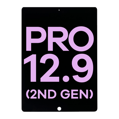 LCD Assembly With Digitizer & Daughter Board Flex Pre-Installed For iPad Pro 12.9" 2nd Gen (2017) (Blemish: Grade A) (black)