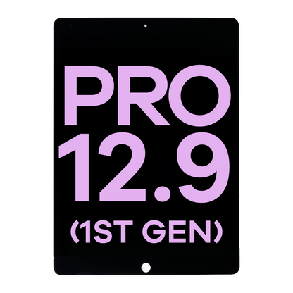 LCD Assembly With Digitizer & Daughter Board Flex Pre-Installed For iPad Pro 12.9" 1st Gen (2015) (Refurbished) (Black)