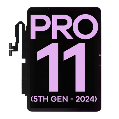 OLED Assembly With Digitizer For iPad Pro 11" 5th Gen (2024) (WiFi / Cellular) (Refurbished) (black)