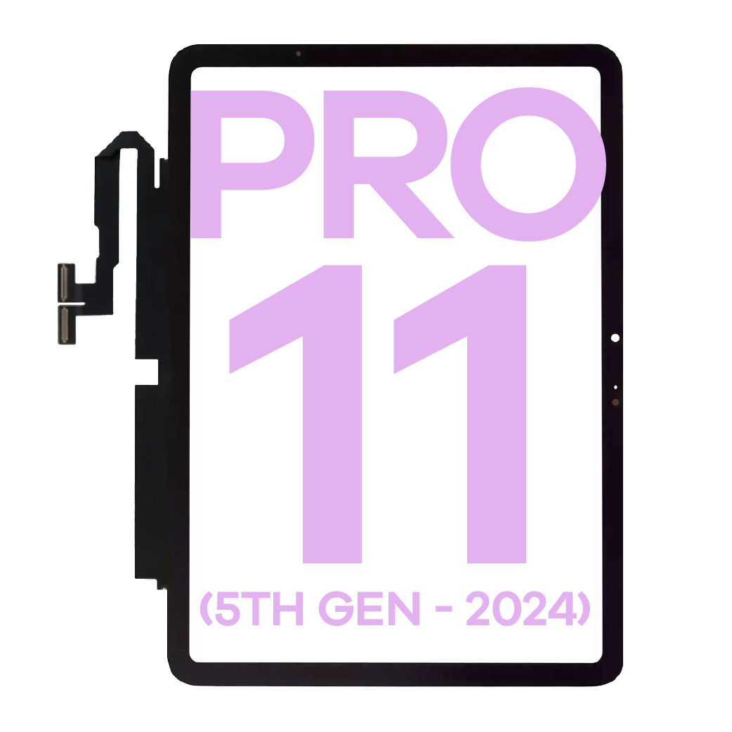 OLED Assembly With Digitizer For iPad Pro 11" 5th Gen (2024) (WiFi / Cellular) (Refurbished) (white)