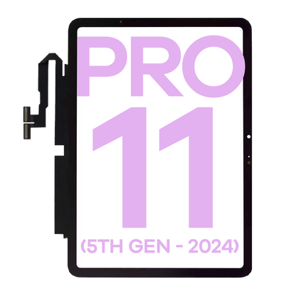 OLED Assembly With Digitizer For iPad Pro 11" 5th Gen (2024) (WiFi / Cellular) (Refurbished) (white)