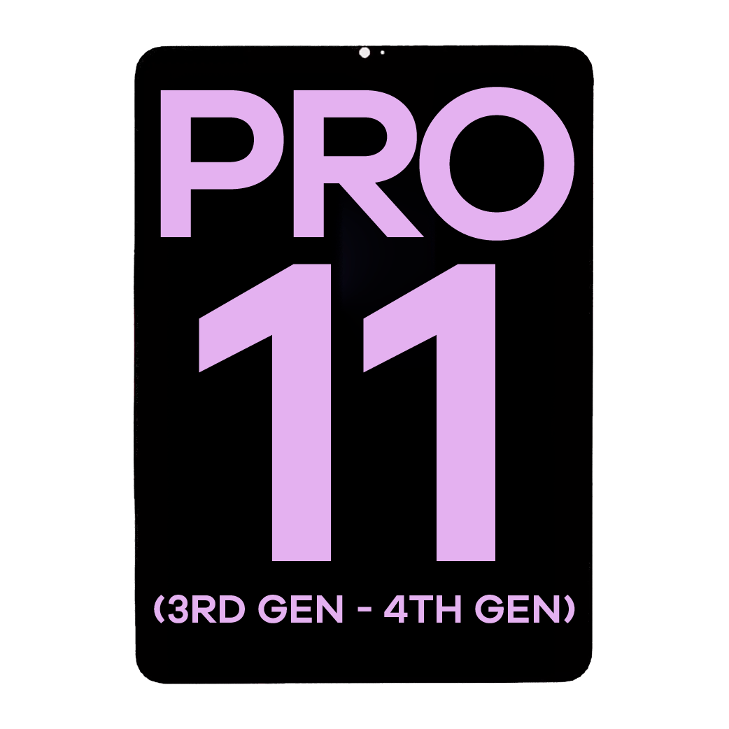 LCD Assembly With Digitizer For iPad Pro 11" 3rd Gen (2021) / Pro 11" 4th Gen (2022) (Refurbished) (black)