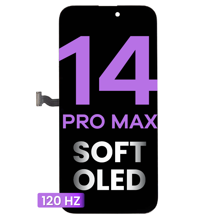 OLED Assembly For iPhone 14 Pro Max (Aftermarket Plus: soft oled)