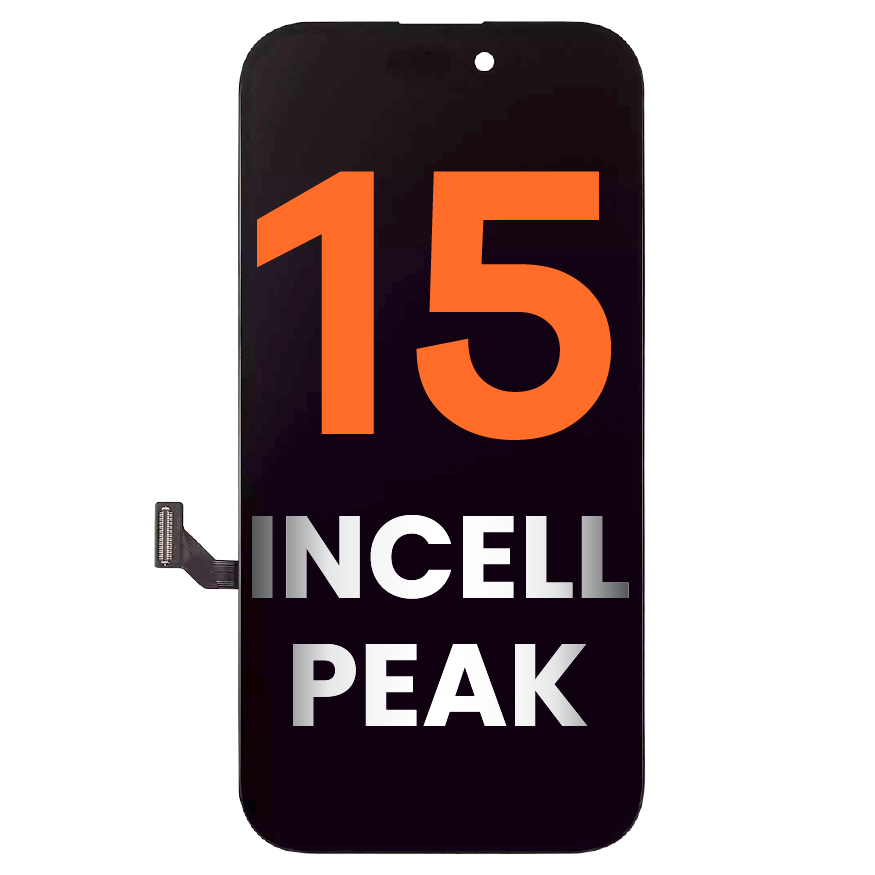 LCD Assembly For iPhone 15 (Aftermarket: AQ7 / Incell peak)