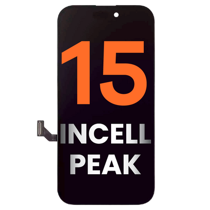LCD Assembly For iPhone 15 (Aftermarket: AQ7 / Incell peak)