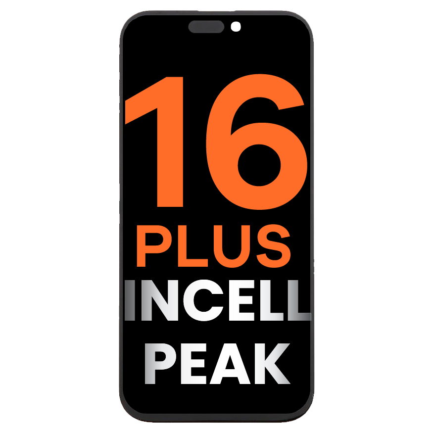 LCD Assembly For iPhone 16 Plus (Aftermarket / Incell peak)