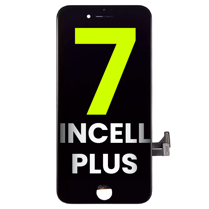 LCD Assembly With Steel Plate For iPhone 7 (Aftermarket: INCELL PLUS)