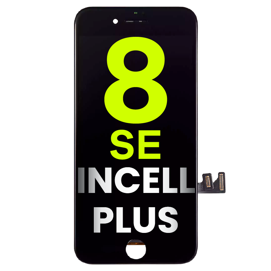 LCD Assembly With Steel Plate For iPhone 8 / SE (2020 / 2022) (Aftermarket Pro: XO7 Incell PLUS)