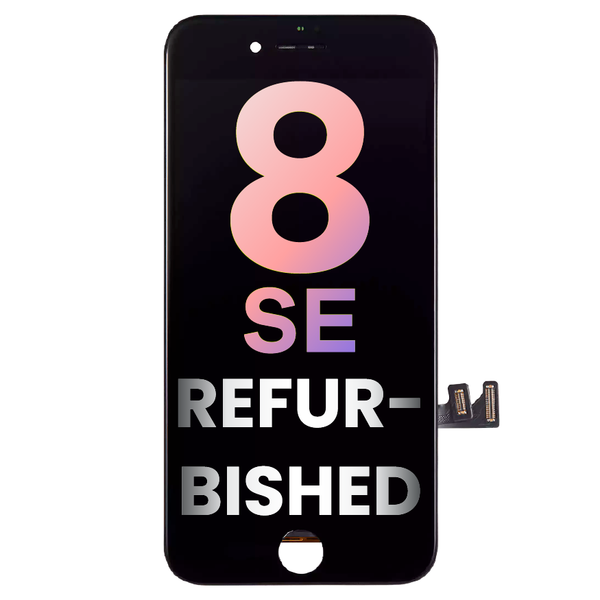 LCD Assembly With Steel Plate For iPhone 8 / SE (2020 / 2022)  (Refurbished Original)