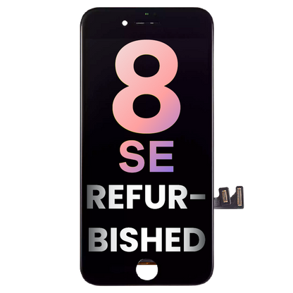 LCD Assembly With Steel Plate For iPhone 8 / SE (2020 / 2022)  (Refurbished Original)