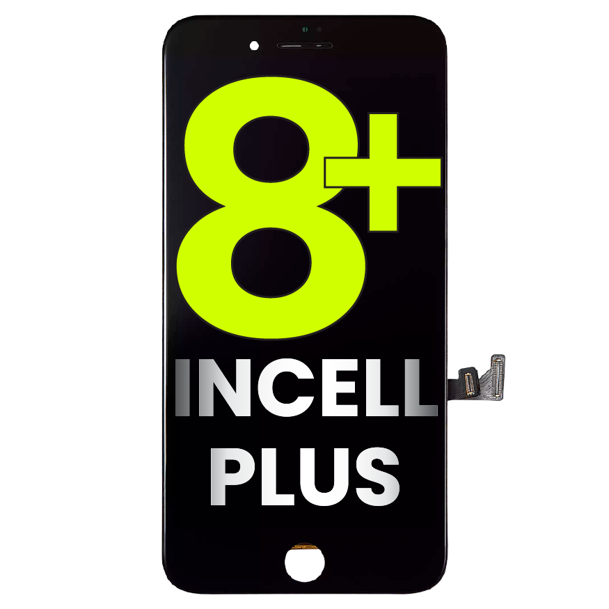 LCD Assembly With Steel Plate For iPhone 8 Plus (Aftermarket: INCELL PLUS)