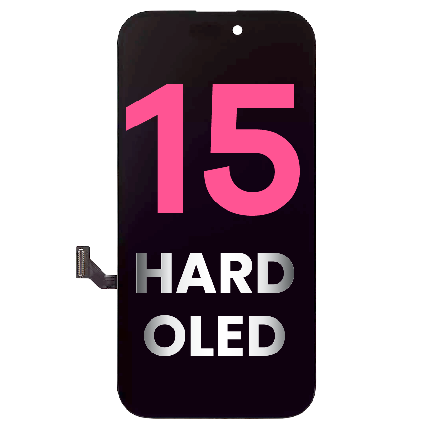 OLED Assembly Compatible For iPhone 15 (Aftermarket / Hard OLED)