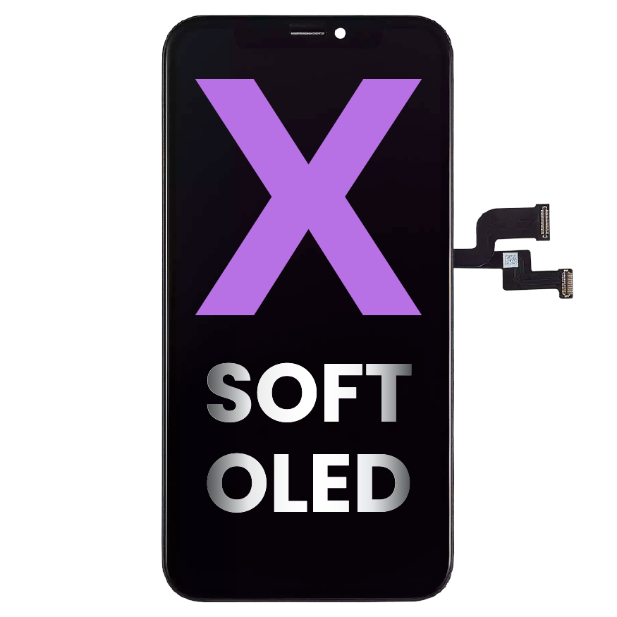 OLED Assembly Compatible For iPhone X (Aftermarket Pro: Soft)