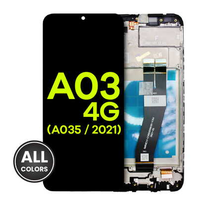 LCD Assembly With Frame For Samsung Galaxy A03 (A035 / 2021) (International Version) (Service Pack) (All Colors)