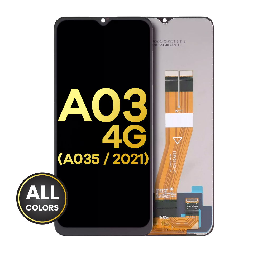 LCD Assembly Without Frame For Samsung Galaxy A03 (A035 / 2021) (Refurbished) (All Colors)