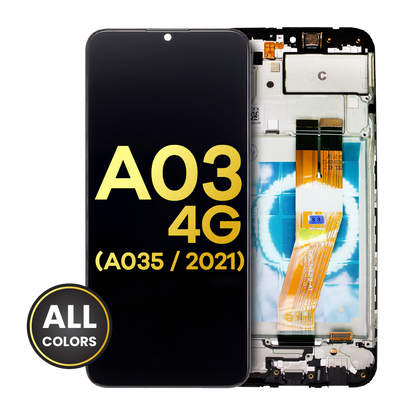 LCD Assembly With Frame For Samsung Galaxy A03 (A035F / 2021) (International Version) (Refurbished) (All Colors)