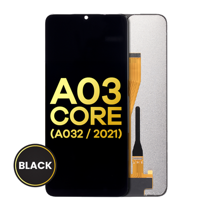 LCD Assembly Without Frame For Samsung Galaxy A03 Core (A032 / 2021) (Refurbished) (Black)