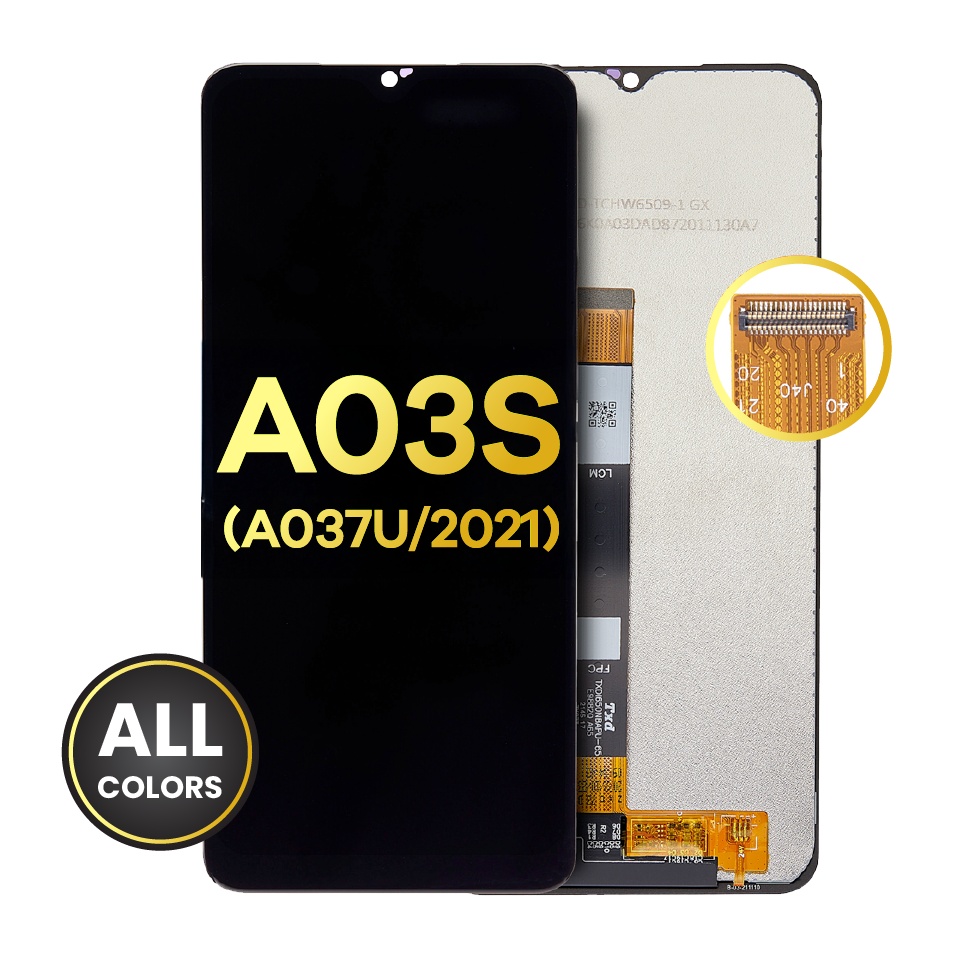 LCD Assembly Without Frame For Samsung Galaxy A03s (A037U / 2021) (US Version) (Refurbished) (All Colors)