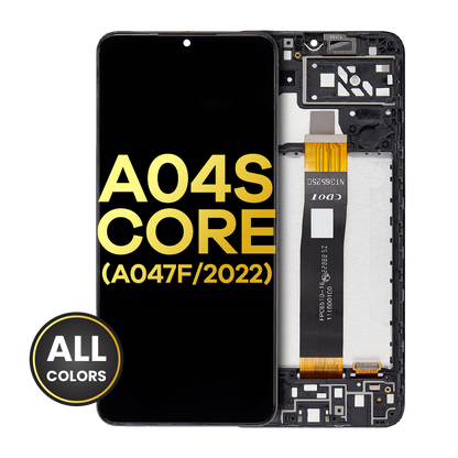 LCD Assembly With Frame For Samsung Galaxy A04S (A047 / 2022) (Refurbished) (All Colors)