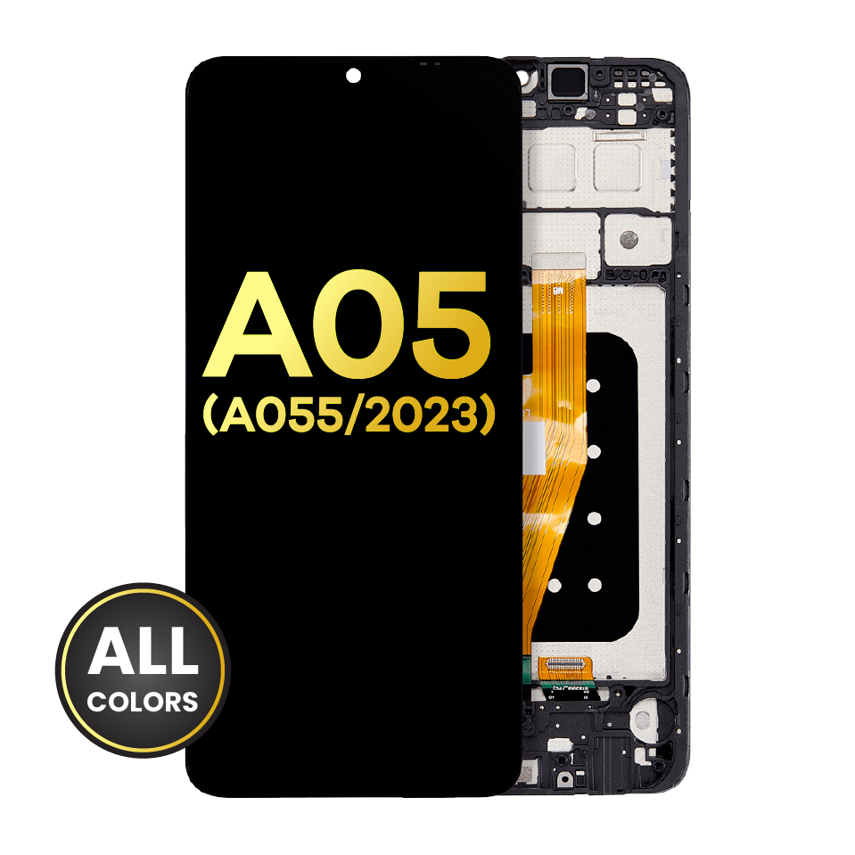 LCD Assembly With Frame For Samsung Galaxy A05 (A055 / 2023) (Refurbished) (All Colors)