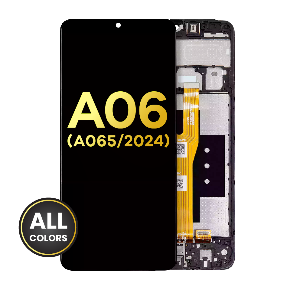 LCD Assembly With Frame For Samsung Galaxy A06 (A065 / 2024) (Refurbished) (All Colors)