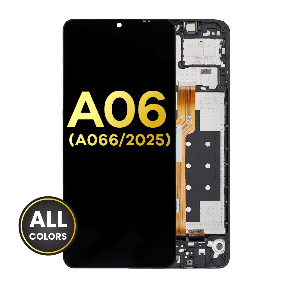 LCD Assembly With Frame For Samsung Galaxy A06 5G (A066/ 2025) (Refurbished) (All Colors)