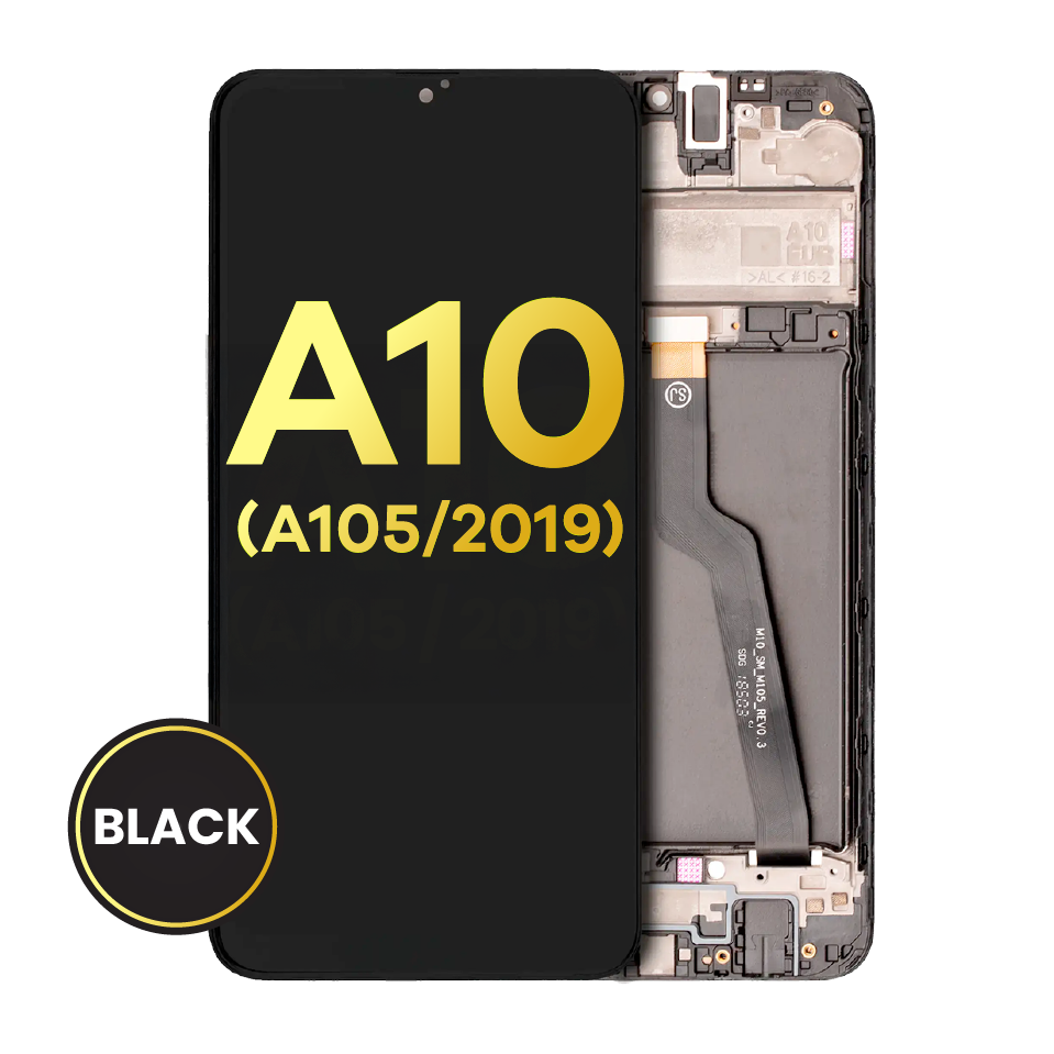 LCD Assembly With Frame For Samsung Galaxy A10 (A105 / 2019) (Single Card Version) (Aftermarket Plus) (All Colors)