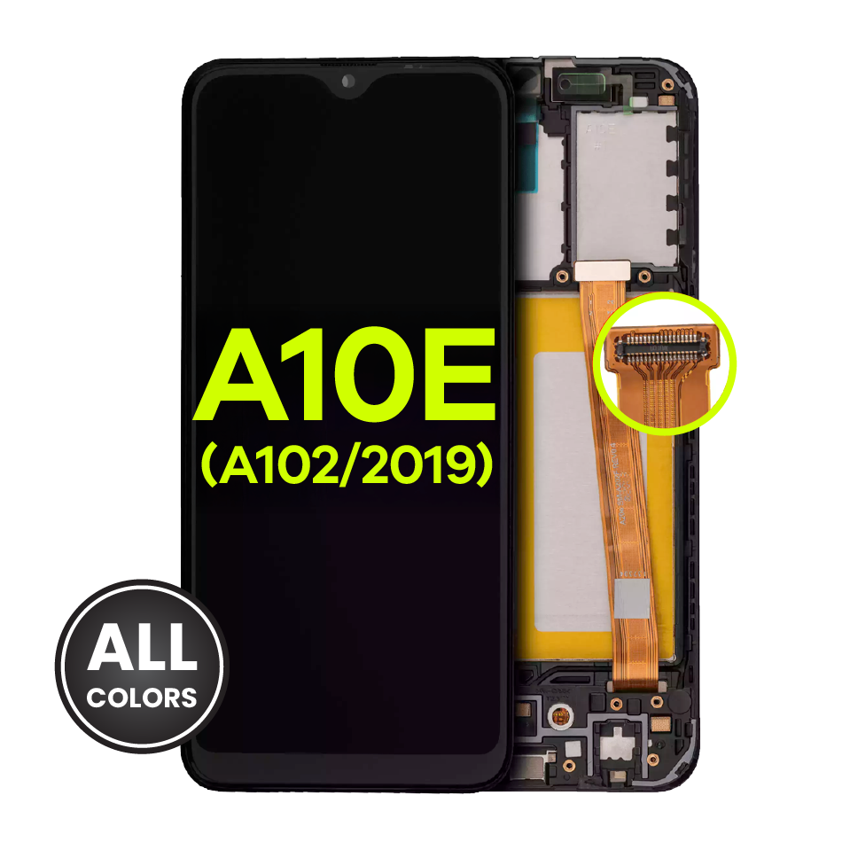 LCD Assembly With Frame For Samsung Galaxy A10e (A102 / 2019) (Service Pack) (All Colors)