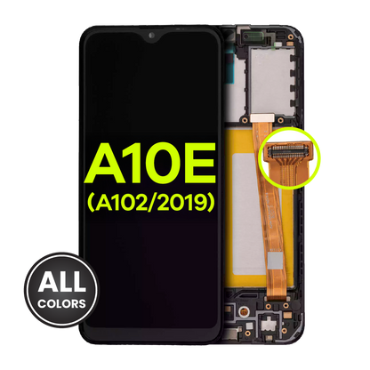 LCD Assembly With Frame For Samsung Galaxy A10e (A102 / 2019) (Service Pack) (All Colors)