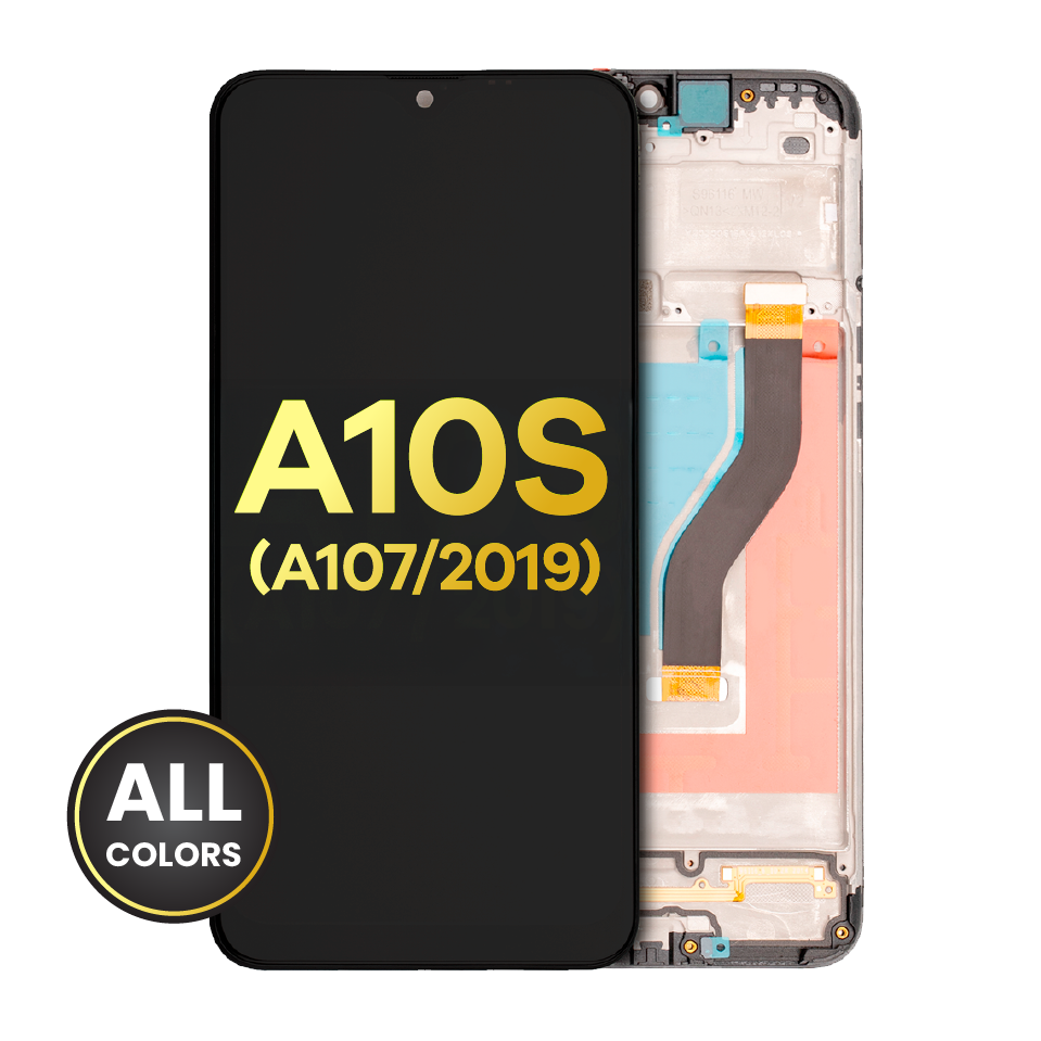 LCD Assembly With Frame For Samsung Galaxy A10s (A107 / 2019) (Refurbished) (All Colors)