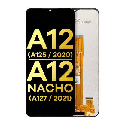 LCD Assembly Without Frame For Samsung Galaxy A12 (A125 / 2020) / A12 Nacho (A127 / 2021) (Refurbished) (All Colors)